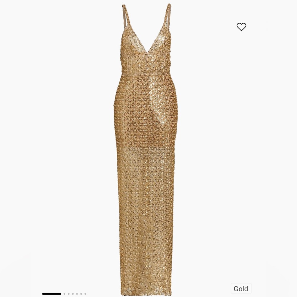 Bronx and Banco Gold Allegra Dress